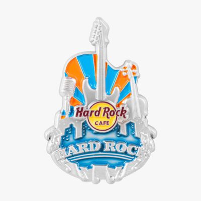 Collectible 3D Core City Guitar Pin Collectible 3D Core City Guitar Pin